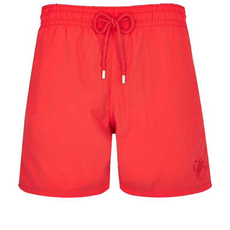 Pantaloncini Mare Uomo Idroreattivi Crabs & Shrimps - Costume Da Bagno - Moorea - Rosso