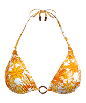 Tahiti Flowers Triangel-Bikinioberteil für Damen Mais Vorderansicht