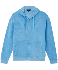 Sudadera de felpa en color liso con tinte mineral para hombre Source vista frontal