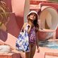 Bañador de una sola pieza con estampado Turtles Leopard para niña Caramelo detalles vista 3