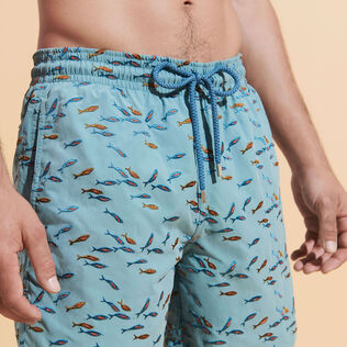 Pantaloncini mare uomo ricamati Gulf Stream - Edizione limitata Foam dettagli vista 1