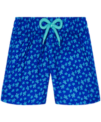 Bañador con estampado Micro Ronde Des Tortues para niño Mar azul vista frontal