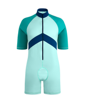 Bañador de una sola pieza tricolor para hombre Blue note vista frontal
