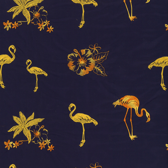 Maillot de bain homme brodé 2012 Flamants Rose - Édition Limitée Saphir imprimé