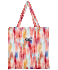 中性 Ikat Flowers 亚麻沙滩包 Multicolor 正面图