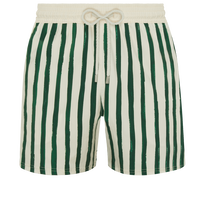 Bañador elástico a rayas HS para hombre - Vilebrequin x Highsnobiety Garden vista frontal