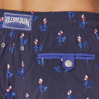 Men Swim Shorts Embroidered Cocorico ! - Limited Edition Ink details view 2