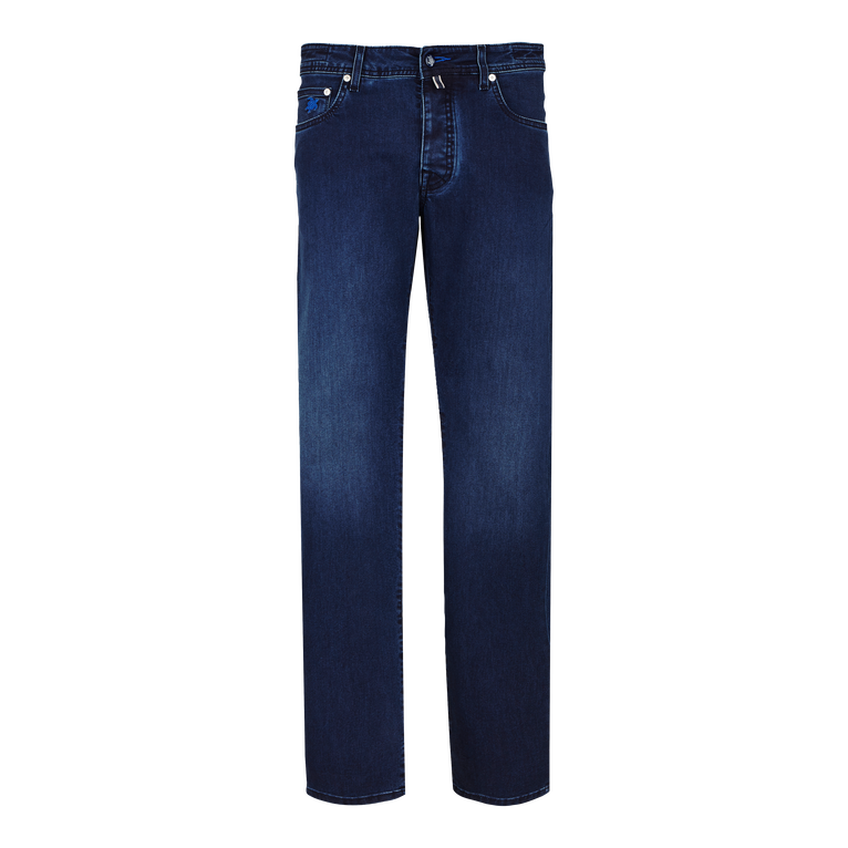 Men 5-pockets Denim Pants Mosaïque - Jeans - Gbetta18 - Blue - Size 34 - Vilebrequin