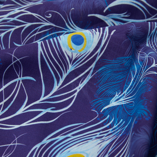 女士 Eyes of the Wind 有机棉巴厘纱沙滩巾 Midnight 细节视图4
