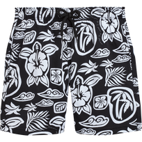 男童 Tahiti Turtles 弹力游泳短裤 Black 正面图