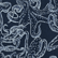 Sweat à capuche zippé homme imprimé Poulpes Bicolores Bleu marine 