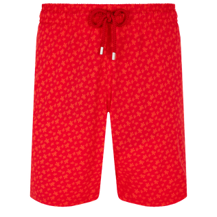 Men Swim Trunks Long Micro Ronde Des Tortues Peppers front view