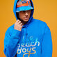 Cappello da pescatore unisex Ronde des Tortues Sunset - Vilebrequin x The Beach Boys Multicolore vista indossata posteriore