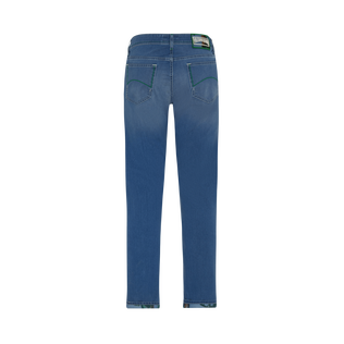 Men 5-Pockets Denim Pants Palms Offset Med denim w2 back view