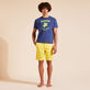 Men Cotton T-Shirt Printed Turtle Logo Ink front worn view