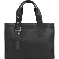 Medium Leather Bag Black 正面图