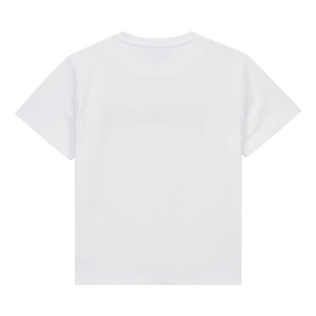 Camiseta de algodón con estampado Sunny Streets para niño Blanco vista trasera
