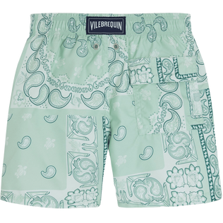 Costume da bagno bambino Bandana - Vilebrequin x BAPE® BLACK Menta vista posteriore