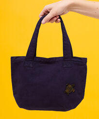 Mini Beach Bag Sapphire front worn view