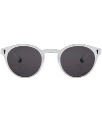 Lunettes de Soleil Flottantes blanches unies Blanc vue de face