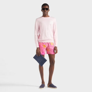 Maillot de bain homme brodé Octopussy - Édition Limitée Bougainvillier vue de détail 1