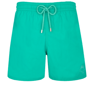 Men Swim Trunks Water-reactive Rascasses Tropezian green front view