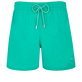 Men Swim Trunks Water-reactive Rascasses Tropezian green front view