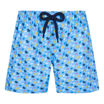 Boys Stretch Swim Shorts Micro Ronde Des Tortues Rainbow Divine front view