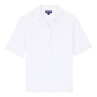 Plain white polo shirt womens outlet