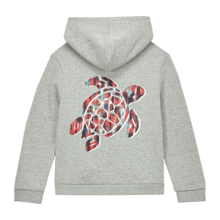 Felpa bambina con zip frontale Ikat Turtle