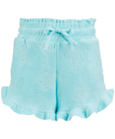 Girls Terry Shorts Ronde des Tortues Thalassa front view