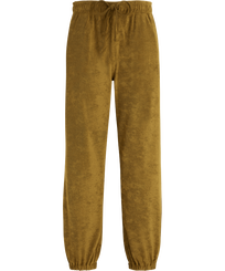 Men Others Solid - Unisex Terry Pants Solid, Bark front view