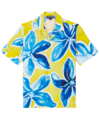 Men Bowling Shirt Raiatea Sun front view