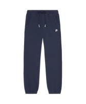 Joggers con tortuga bordada para niño Azul marino vista frontal