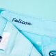 Women Stretch 5-Pockets Cotton Satin Bermuda Shorts Lagoon details view 4