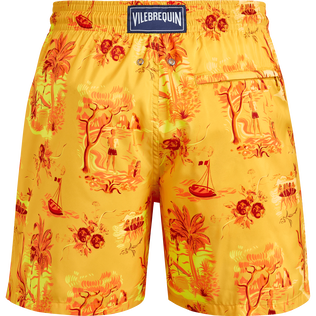 Men Ultra-Light and Packable Swim Trunks Toile de Jouy and Surf