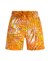 男童 Palm Leaves 弹力游泳短裤 Mango 正面图