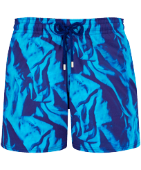 男士 Les Draps Froissés 弹力游泳短裤 Neptune blue 正面图