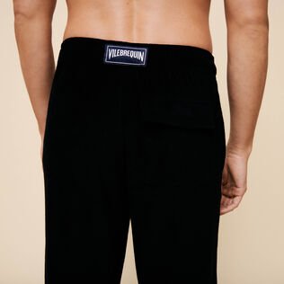 Men Others Solid - Unisex Terry Pants Solid, Black details view 2