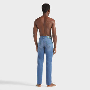 Men 5-Pockets Denim Pants Palms Offset Med denim w2 back worn view