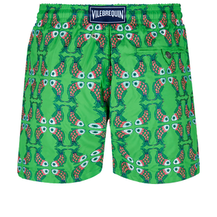 男士 Sweet Fishes 刺绣泳裤 — 限量款 Grass green 后视图