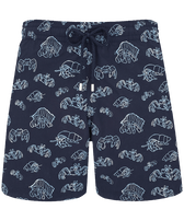 Pantaloncini mare uomo ricamati Hermit Crabs - Edizione limitata Blu marine vista frontale