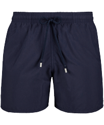Men Swimwear Solid Navy front view