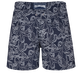 Pantaloncini mare uomo Poulpes Bicolores Blu marine vista posteriore