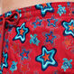 Costume da bagno uomo ricamato Stars Gift - Edizione limitata Burgundy dettagli vista 2