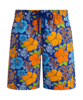Lange Badeshorts mit Ronde Des Tortues-Logo für Herren Marrakech Vorderansicht