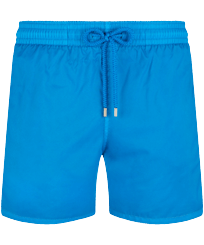 Men Swim Trunks Ultra-light and packable Solid Hawaii blue front view
