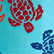 Maillot de bain garçon Ronde des Tortues Tricot - Vilebrequin x Falke Bleu lazuli 
