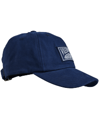 Men Cap - Vilebrequin x Highsnobiety Deep blue front view