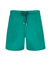 Men Swim Shorts Ultra-light and Packable Solid Emerald front view